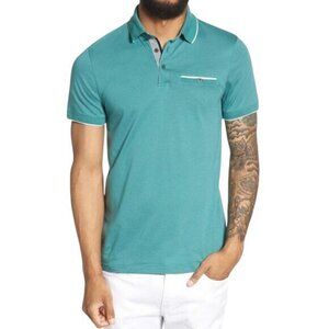 Ted Baker Derry Modern Slim Fit Polo Shirt Ted Baker Size 5 US XL Green Size Up